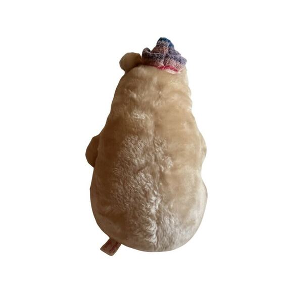 Vintage 1984 REMARKABLE BEAR Stuffed Plush Toy Tan Bear CUTE! - Picture 4 of 8